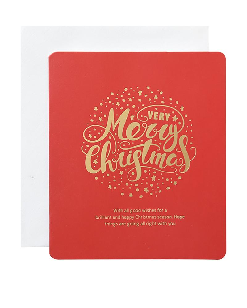 

Christmas Greeting Card With Envelope, Style8