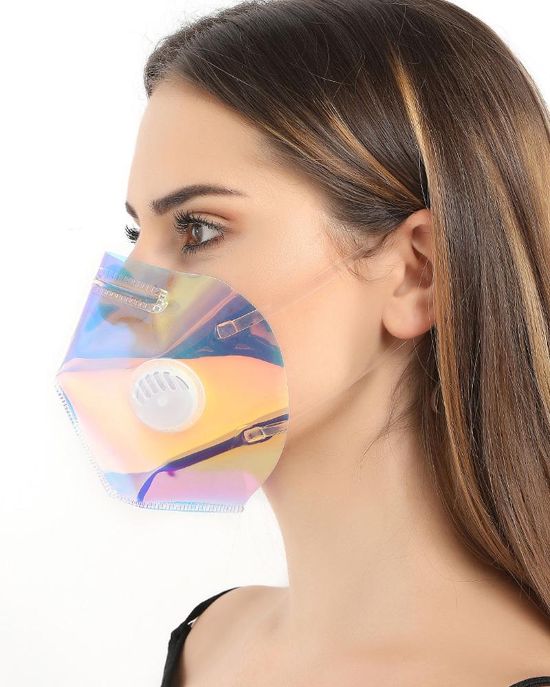 

Transparent Visualization Lip Language Anti-fog Protective Mask, Multicolor