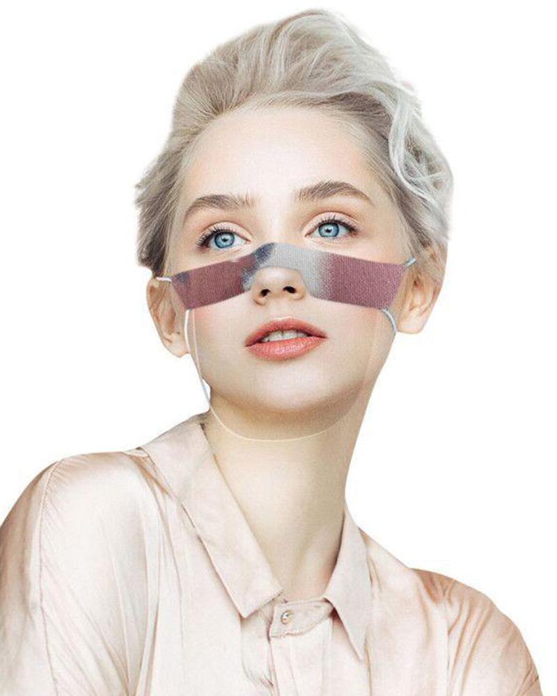 

Print Visible Anti-fog Dust-proof Face Mask, Red