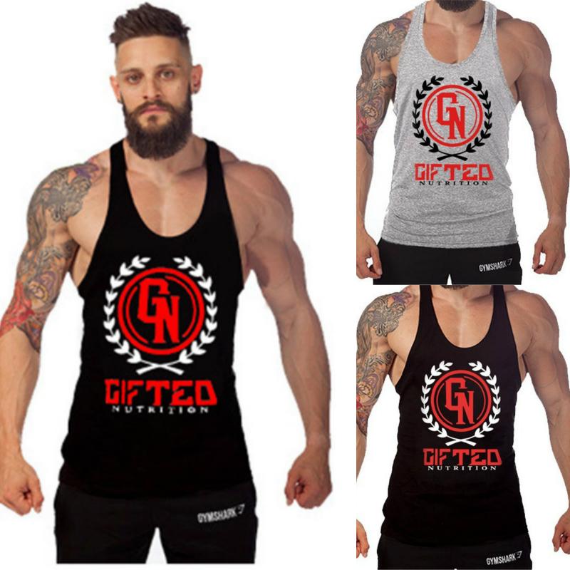 

Men's Professional Exercise Sleeveless Muscle Tank Tops Stringer Gym Bodybuilding Fitness Shirt Comfort Sports Outdoor, Black