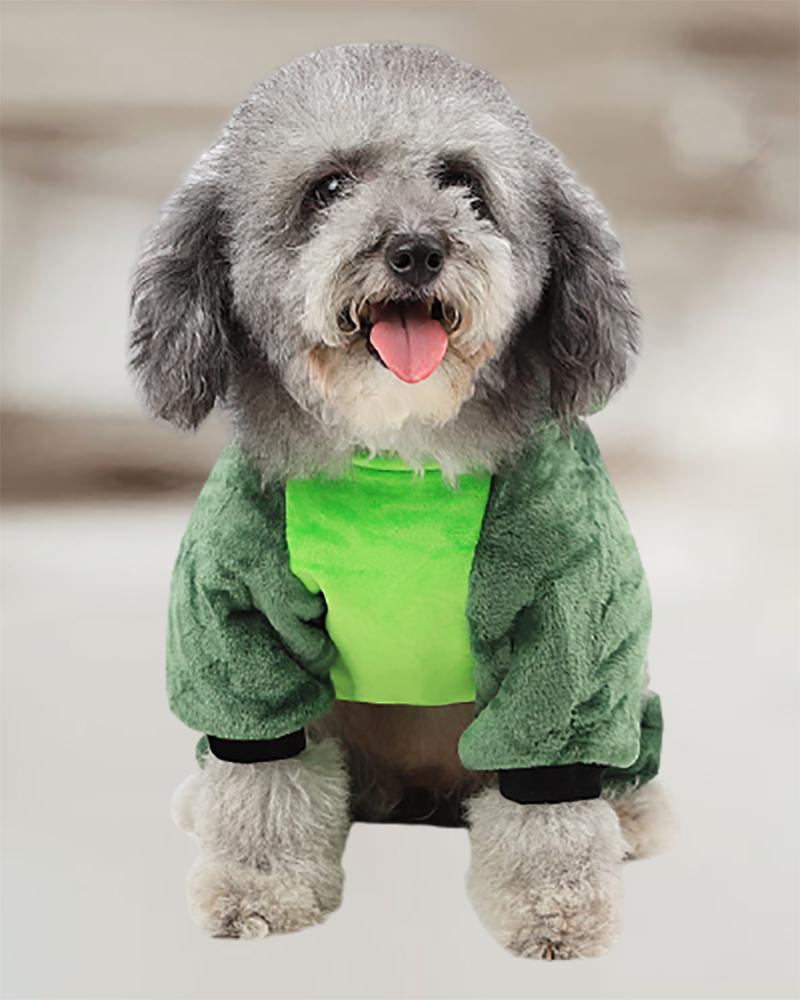 

Cow / Dinosaur / Deer Hoodie Pet Costume Halloween Dress Up Party Pet Cosplay, Style2