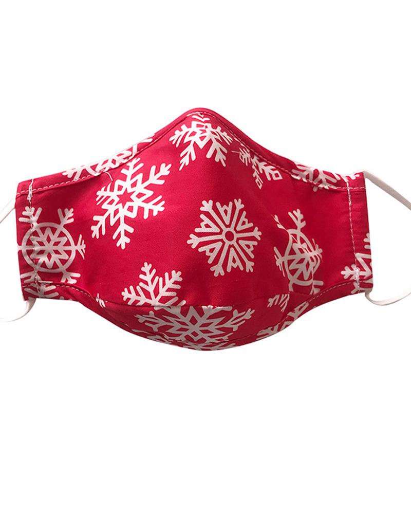 

Christmas Print PM2.5 Filter Face Mask, Style4