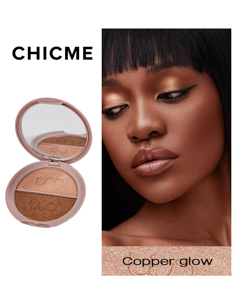 

Shimmer Glow Highlighter Duo, Copper glow