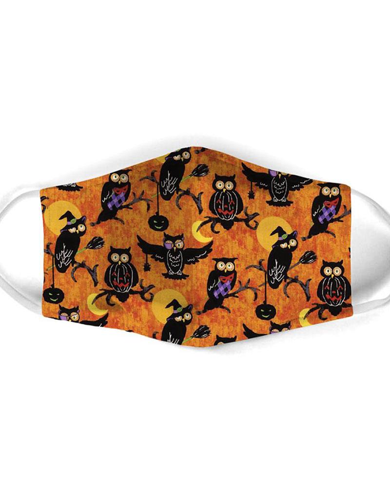 

Halloween Mixed Print Breathable Mouth Mask, Style4