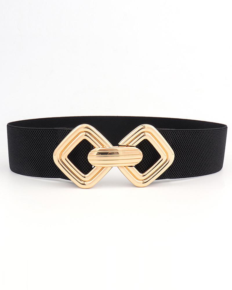 

Fashionable Elastic Wide Belt, Black