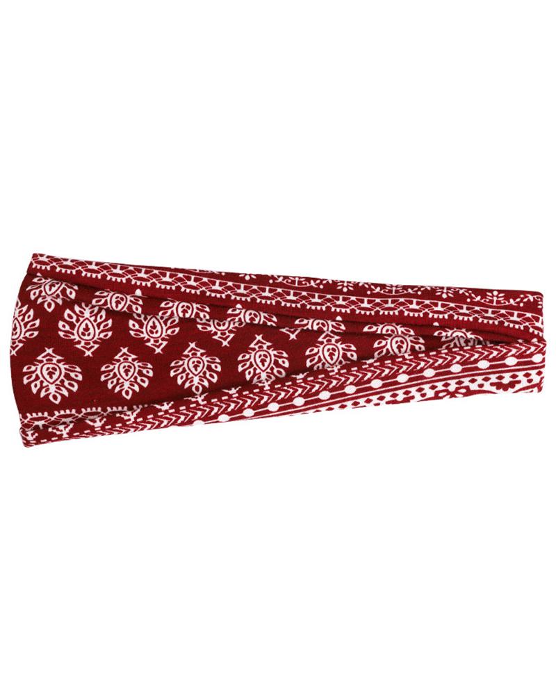 

1pc Bohemian Fashion Wide Headband Yoga Workout Head Wrap, Style5