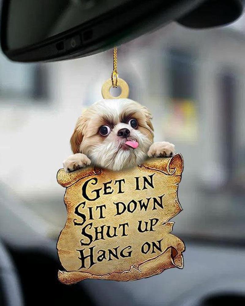 

Pet Dog Slogan Printed Two Sided Ornament, Style10