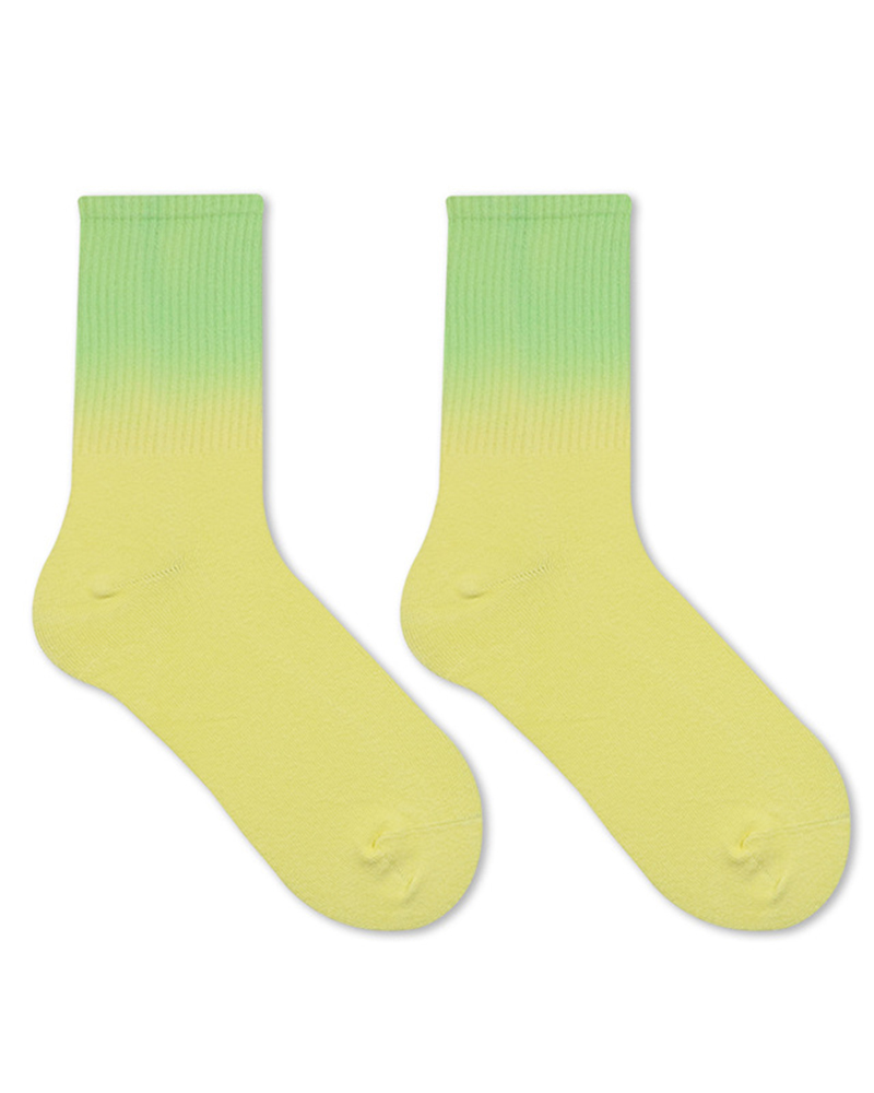 

Rainbow Ombre Tie Dye Print Crew Socks, Style5