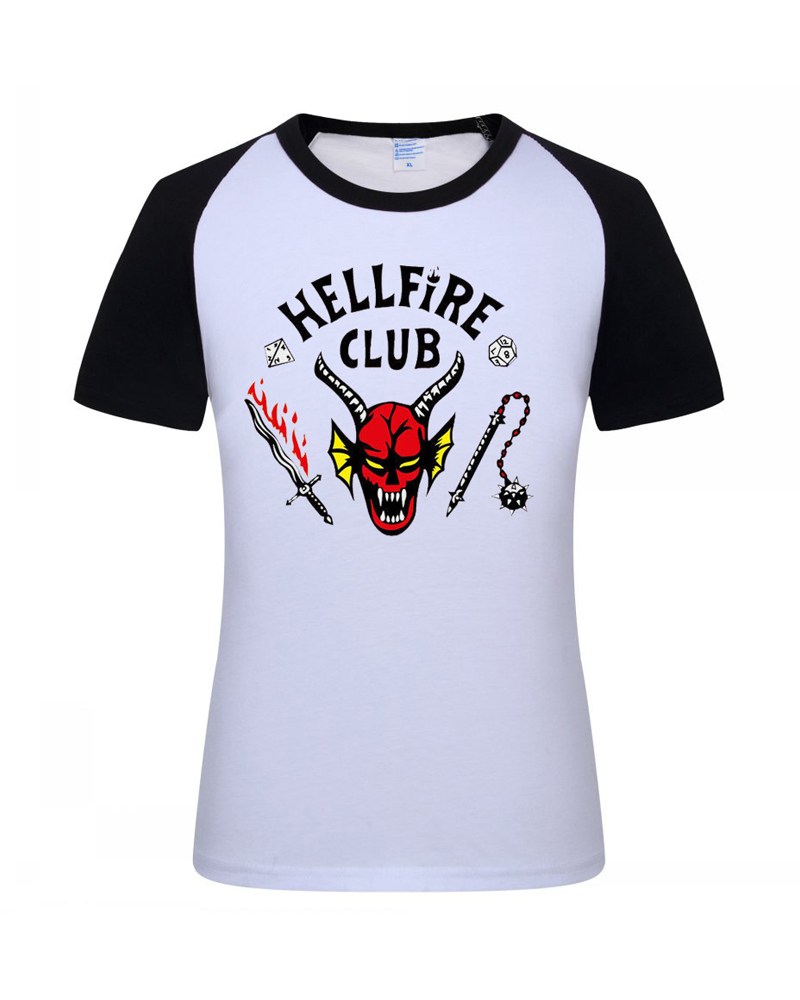 

Graphic Letter Print Casual T-shirt, White