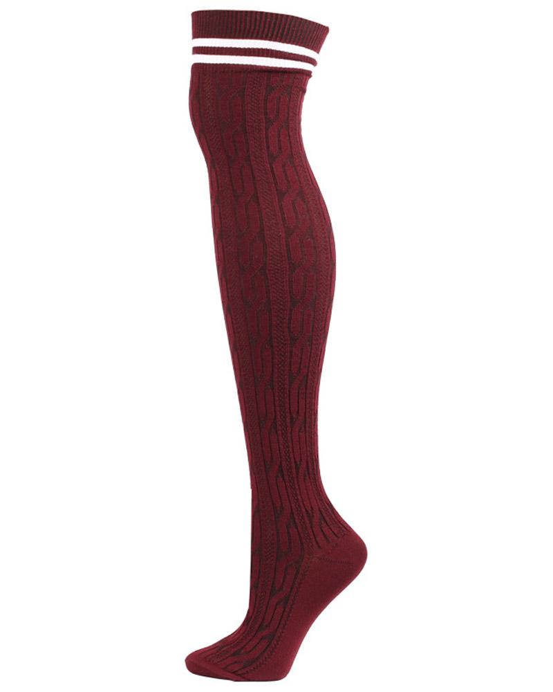 

1Pair Thigh High Cable Knit Leg Warmers Long Boot Socks, Style3