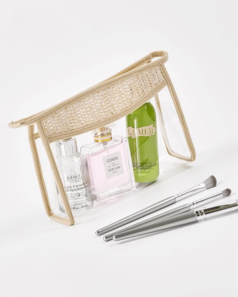 

Waterproof Braided Makeup Bag, Khaki