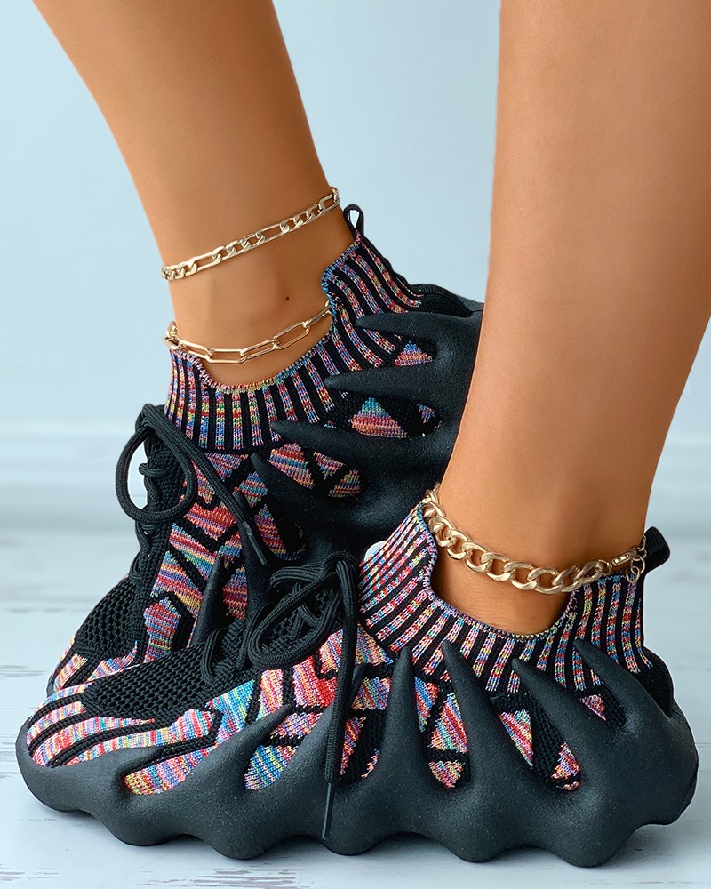 トップス nknit mix color lace up KNIT shishikui nknit mix color lace up KNIT shishikui トップス