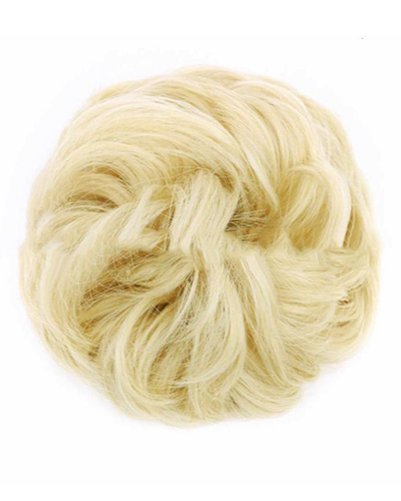 

1pcs Bun Hairpiece Scrunchies Extension Curly Wavy Synthetic Combs Clip, Style3