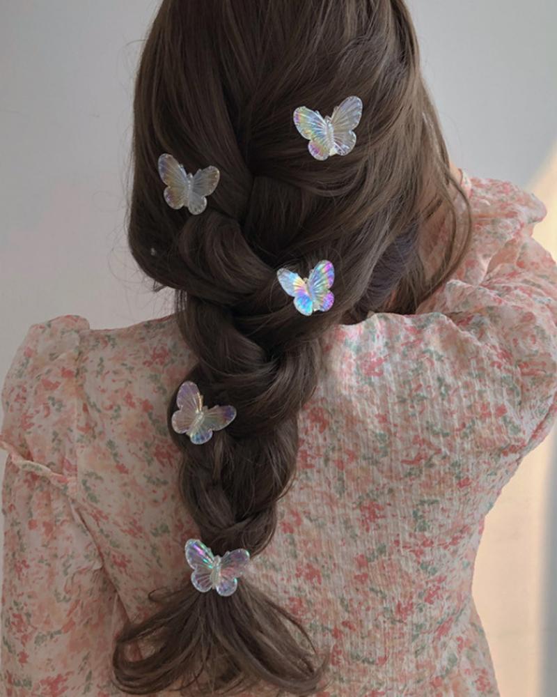 

5PCS Butterfly Shaped Hair Clip, Style1