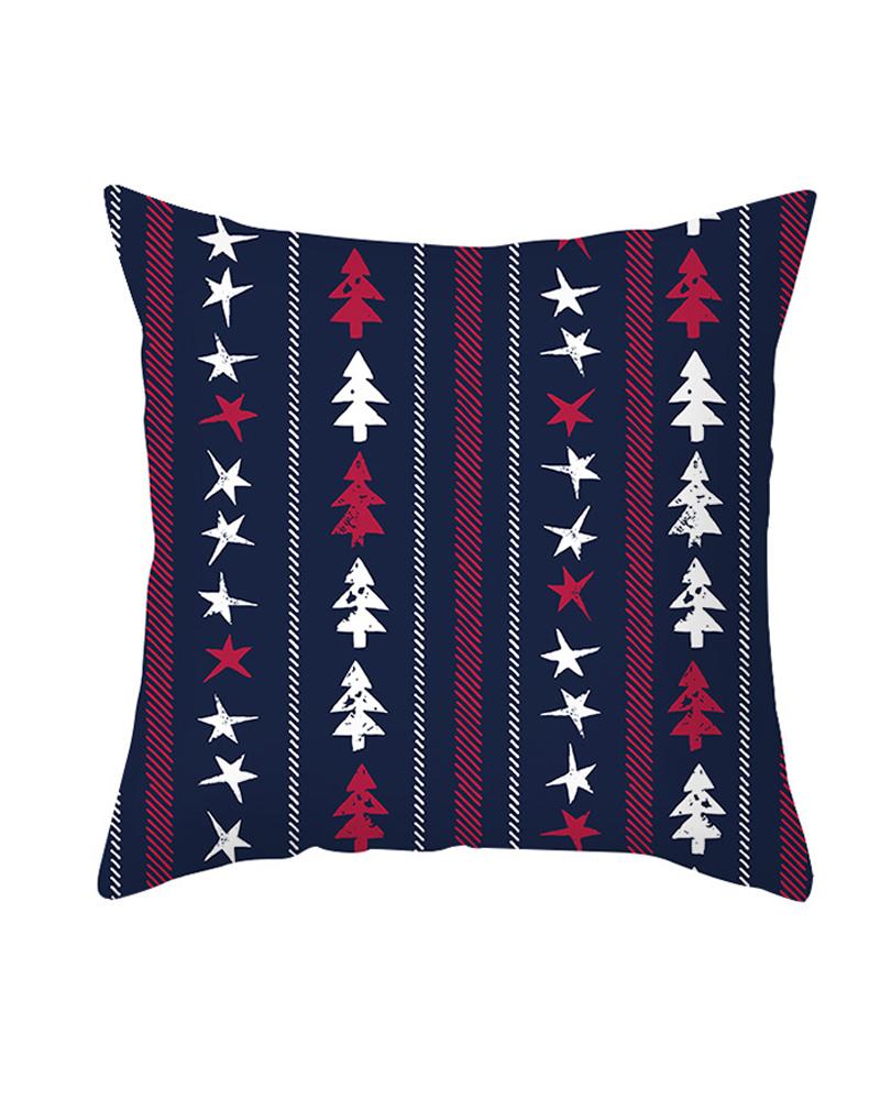 

Christmas Print Cushion Cover Without Filter, Style12