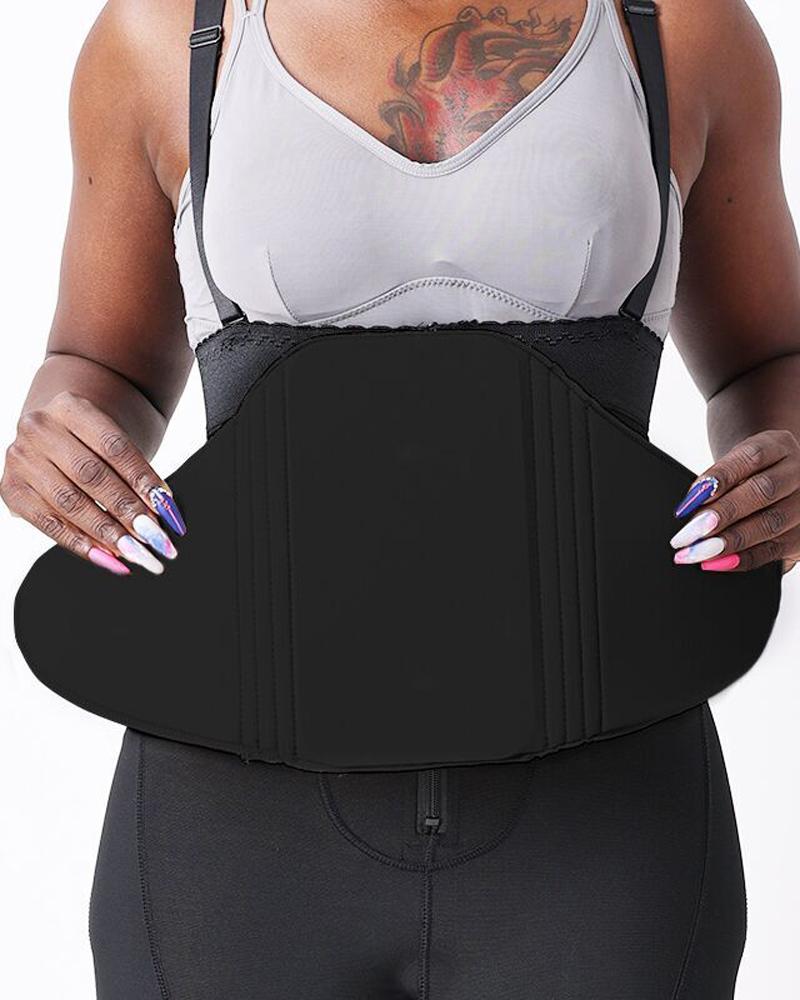 

Lipo Foam Compression Belly Ab Board Flattening Post Surgery Abdominal Board Liposuction, Black