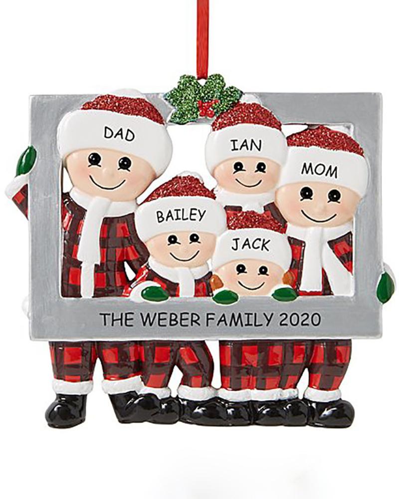 

Xmas Cute Family Photo Frame Pendant Christmas Tree Decoration Ornament, Style5