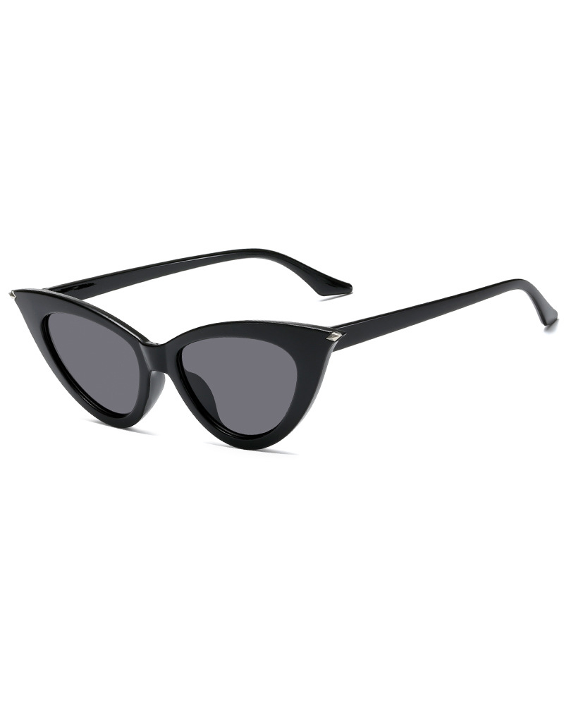

1Pair Cat Eye Frame Vintage Sunglasses, Black