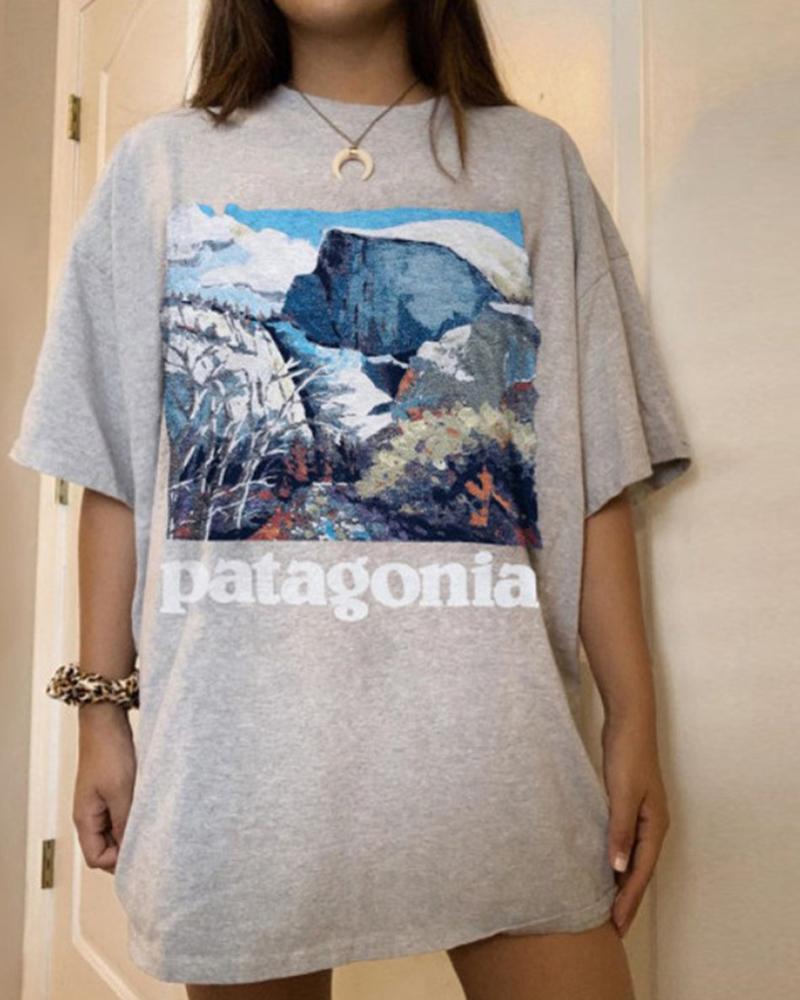 

Colored Square T-Shirt, Gray