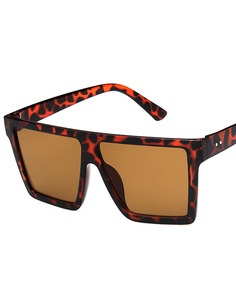 

1Pair Square Frame Retro Sunglasses, Style5
