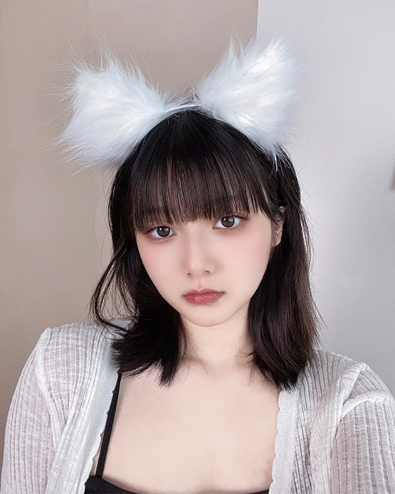 

Fluffy Ear Design Headband, Style4