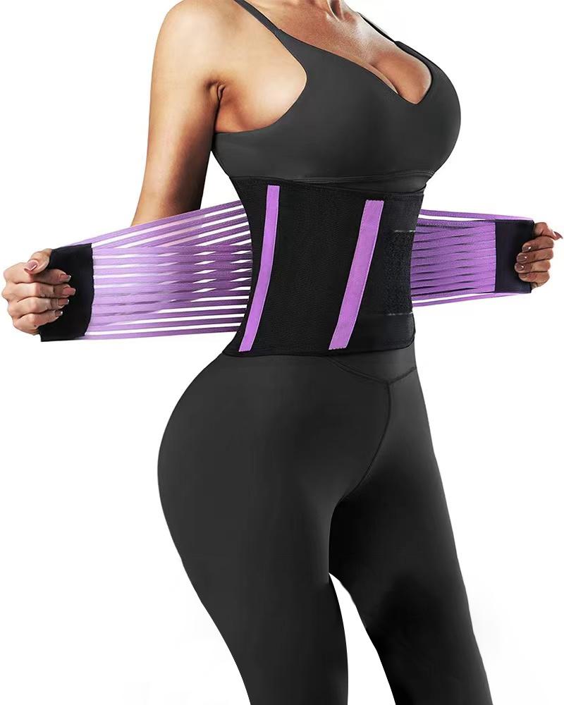 

Sports Waistband Postpartum Belly Band Waist Shaping Belt, Purple