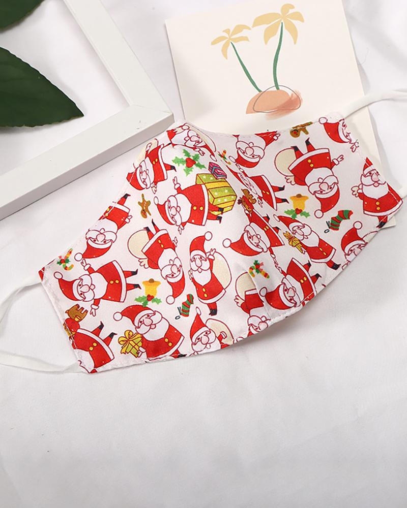 

Christmas Print Breathable Face Mask, Style5