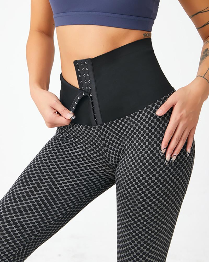 

High Waist Tummy Control Butt Lifting Active Pants, Black