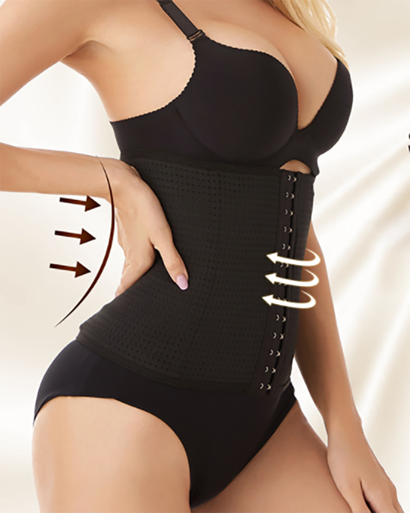 

Waist Trainer Corset Body Shaper Tummy Waist Cincher Shapewear Slimming Corset, Black