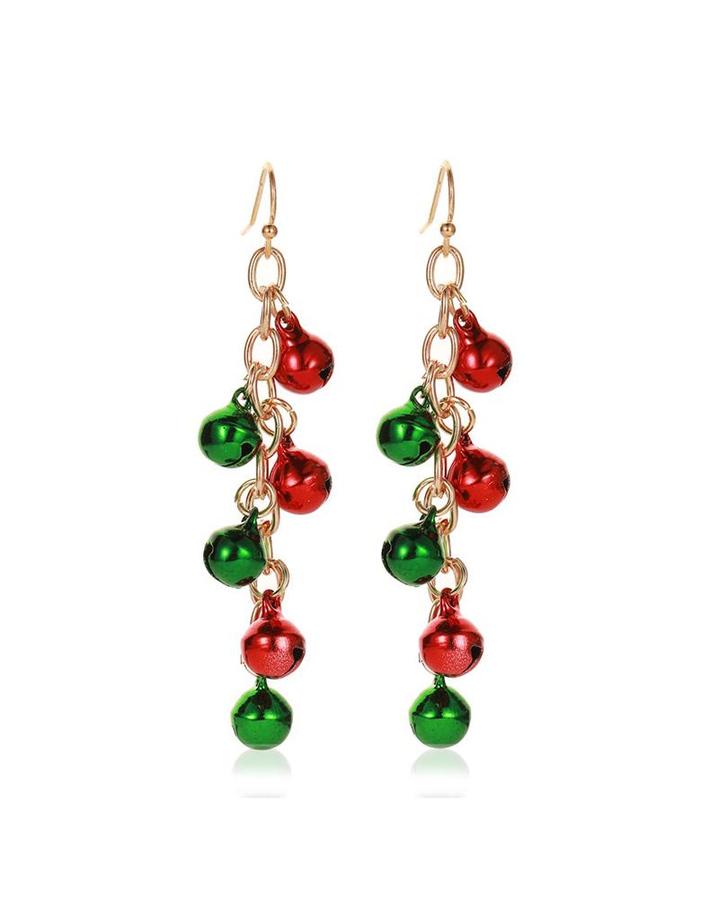 

Christmas Snowflake / Bell / Cactus Pattern Drop Earring, Style6