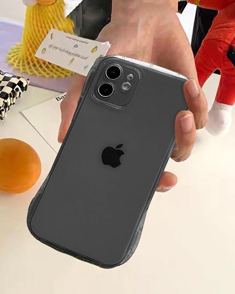 

Clear iPhone Case, Gray