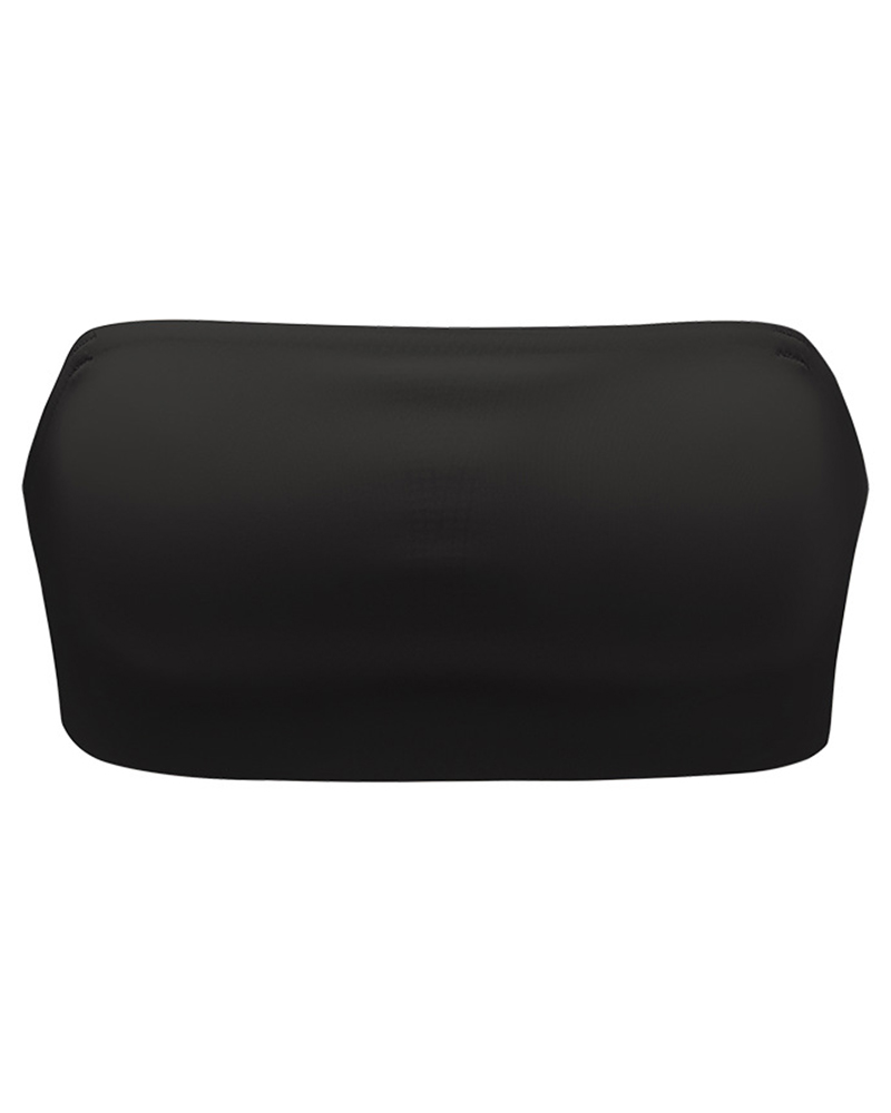 

Bandeau Seamless Padded Quick Dry Bra, Black