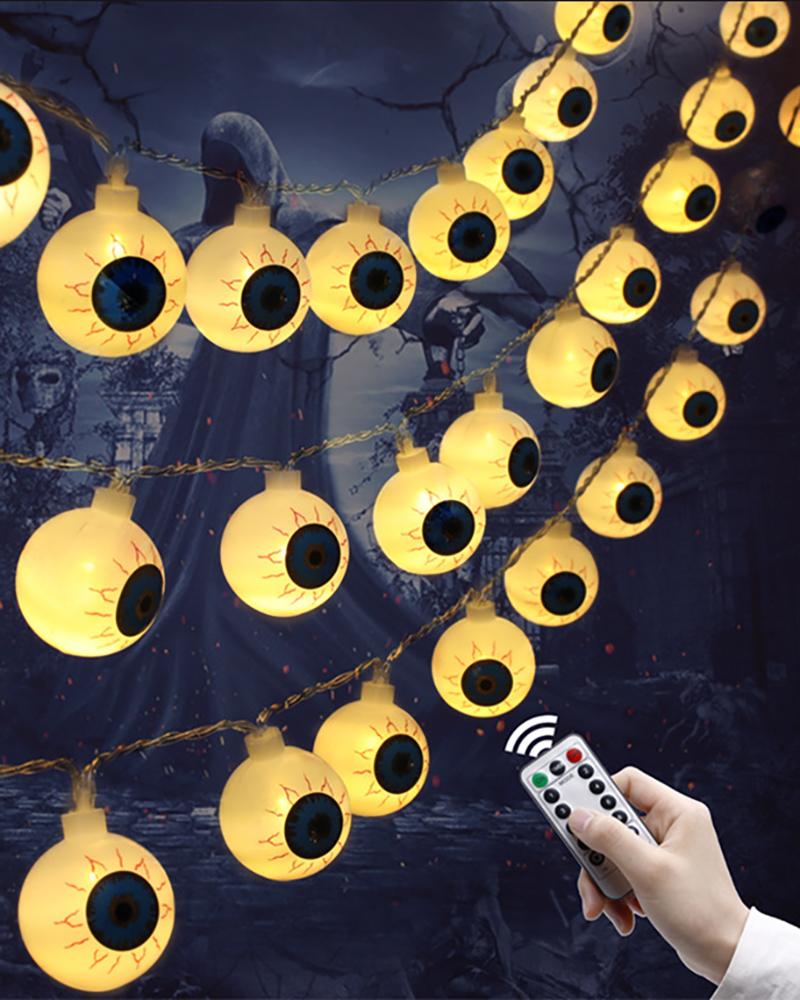 

LED Halloween Eyeball String Lights Fairy Lights For Outdoor Indoor Party Christmas Halloween Decoration, Style2