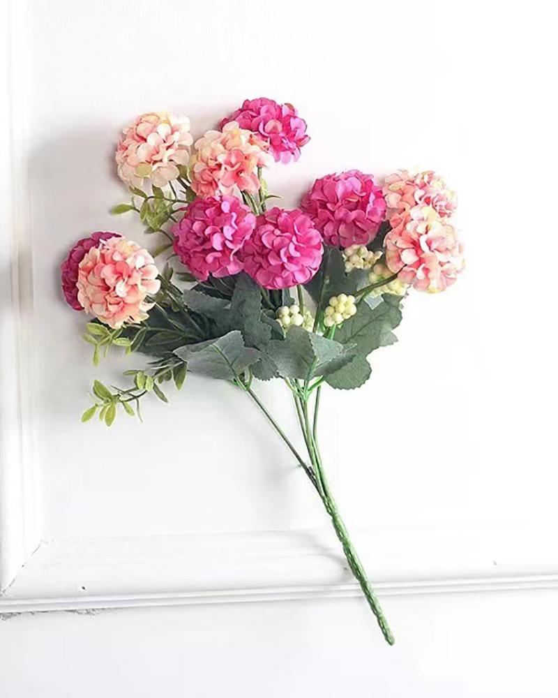 

Hydrangea Silk Flowers Heads Pack of 10 Full Hydrangea Flowers Artificial with Stems for Wedding Home Party Shop Baby Shower Decoration, Hot pink