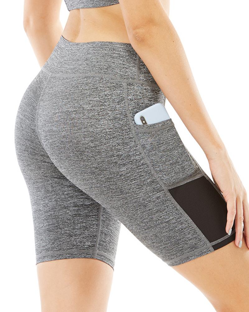 

Quick-Dry Sports Shorts, Gray