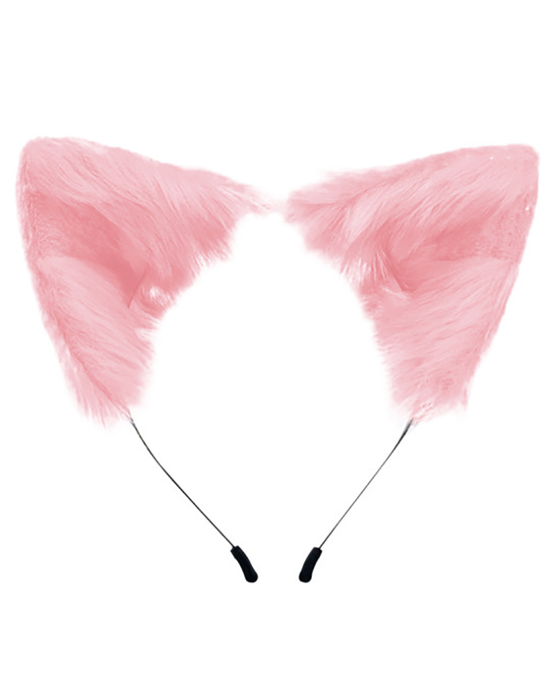 

Fluffy Ear Design Headband, Pink