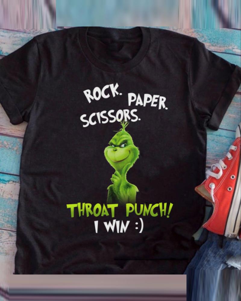 

Christmas Letter Grinch Print Short Sleeve T-shirt, Black