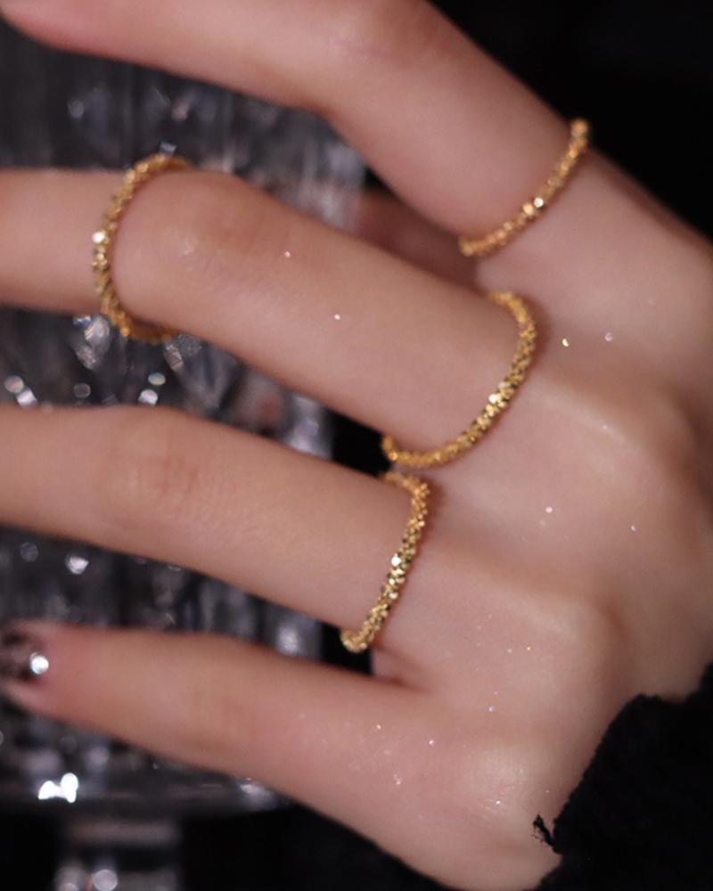 

1pc Minimalist Trendy Fashionable Ring, Gold