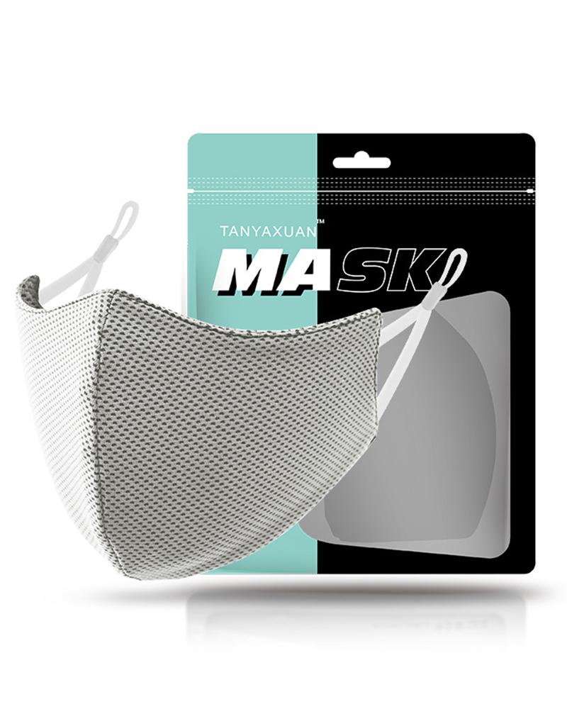 

Hanging Ear Antibacterial Sunscreen Mask, Gray
