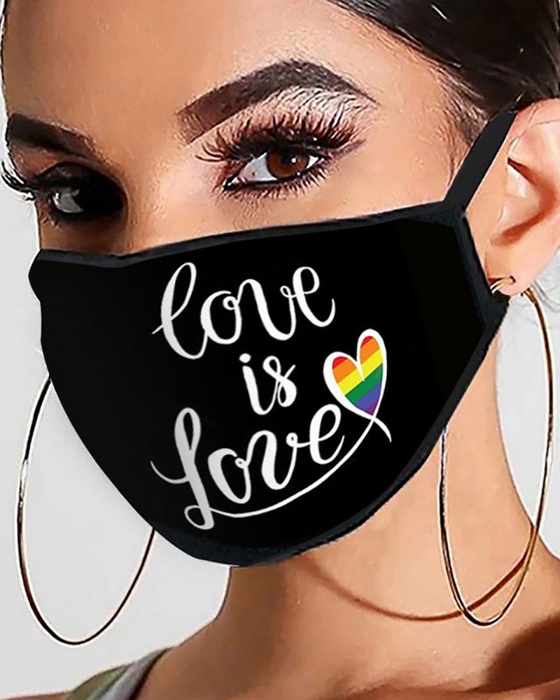 

Valentine's Day PM2.5 Filter Breathable Face Mask, Style2