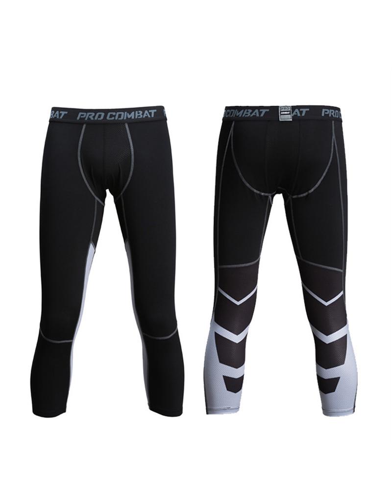 

Color Block Splicing Letter Print Skinny Yoga Pants, Black