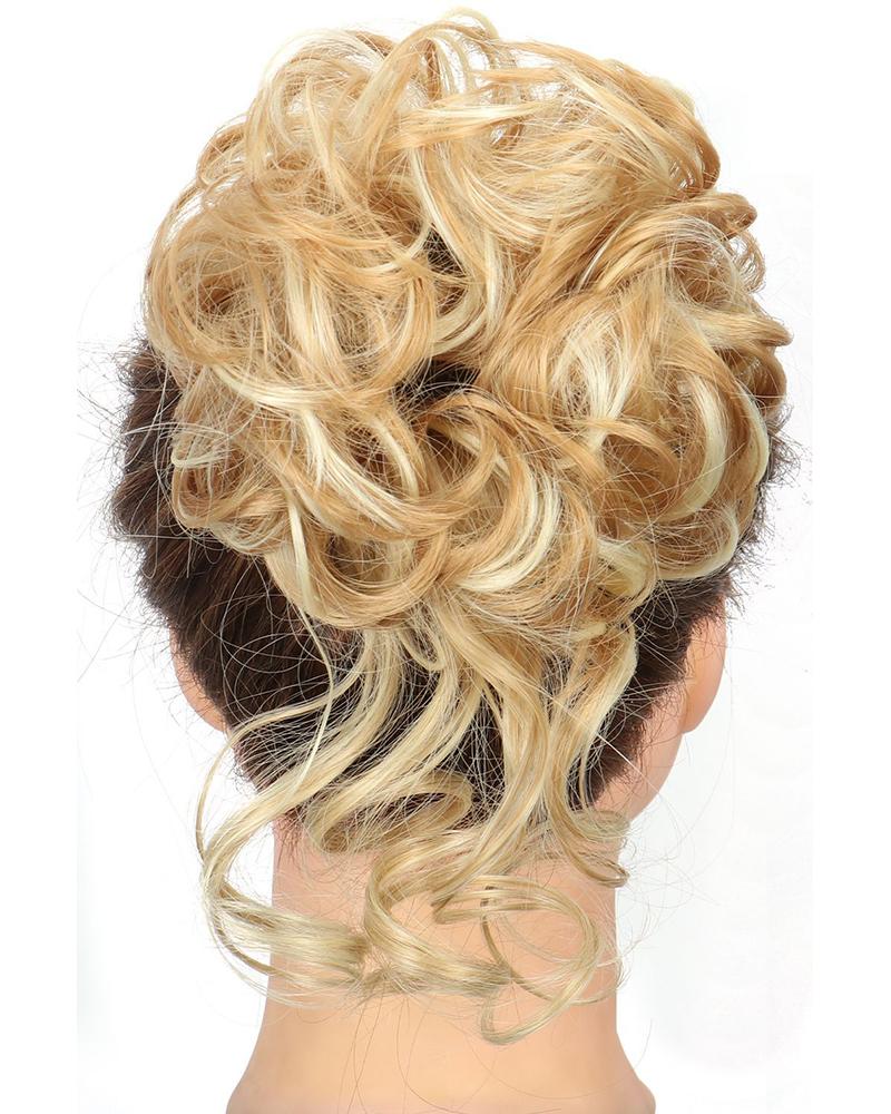 

1pcs Fiber Curly Bun Extension Combs Hair Rope, Style5