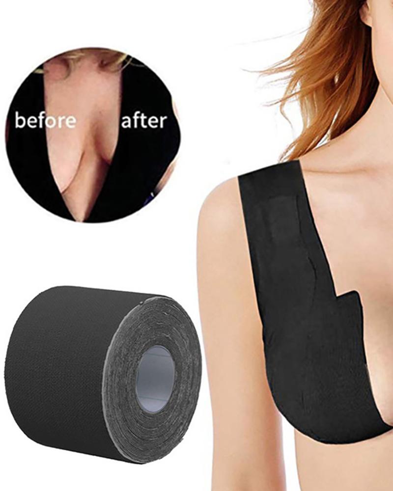 

Breast Lift Sticky Body Tape For Push Up Waterproof Sweat-Proof Boob Tape, Black