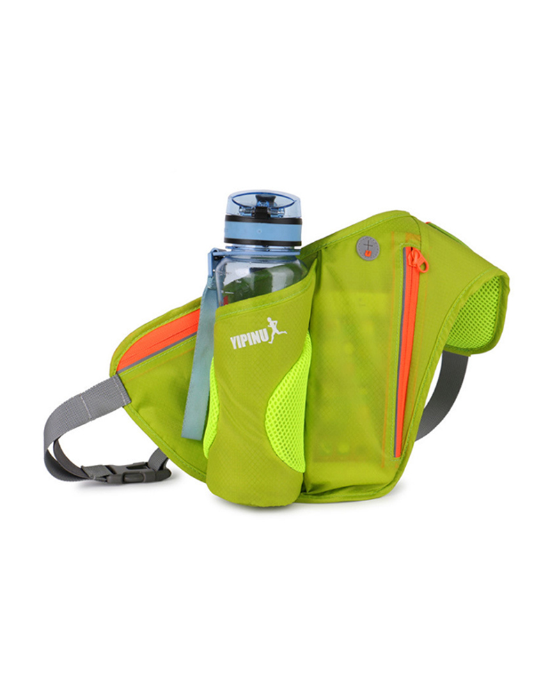 

Running Belt Bags Jogging Cycling Waist Pack Sports Runner Bag Water Bottle Holder, Green
