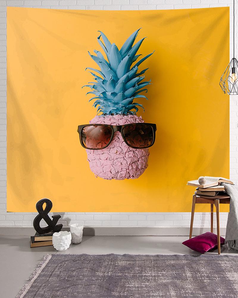 

Pineapple Print Suede Tapestry, Style2