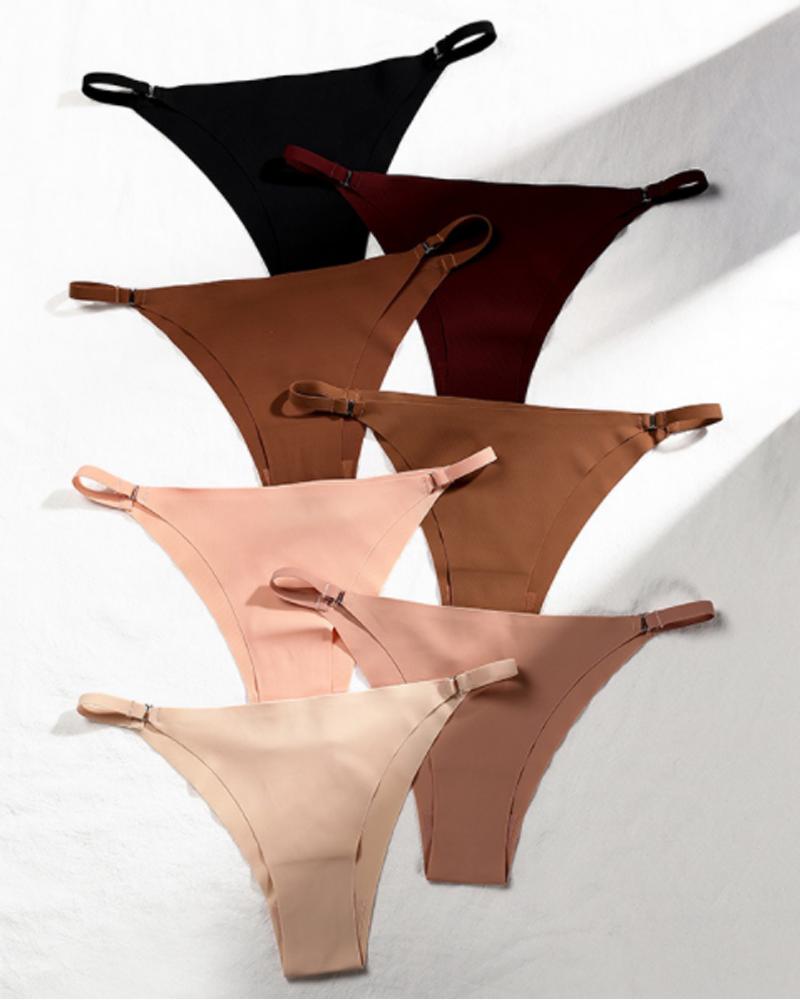 

Seamless Smooth Breathable Panty, Brown