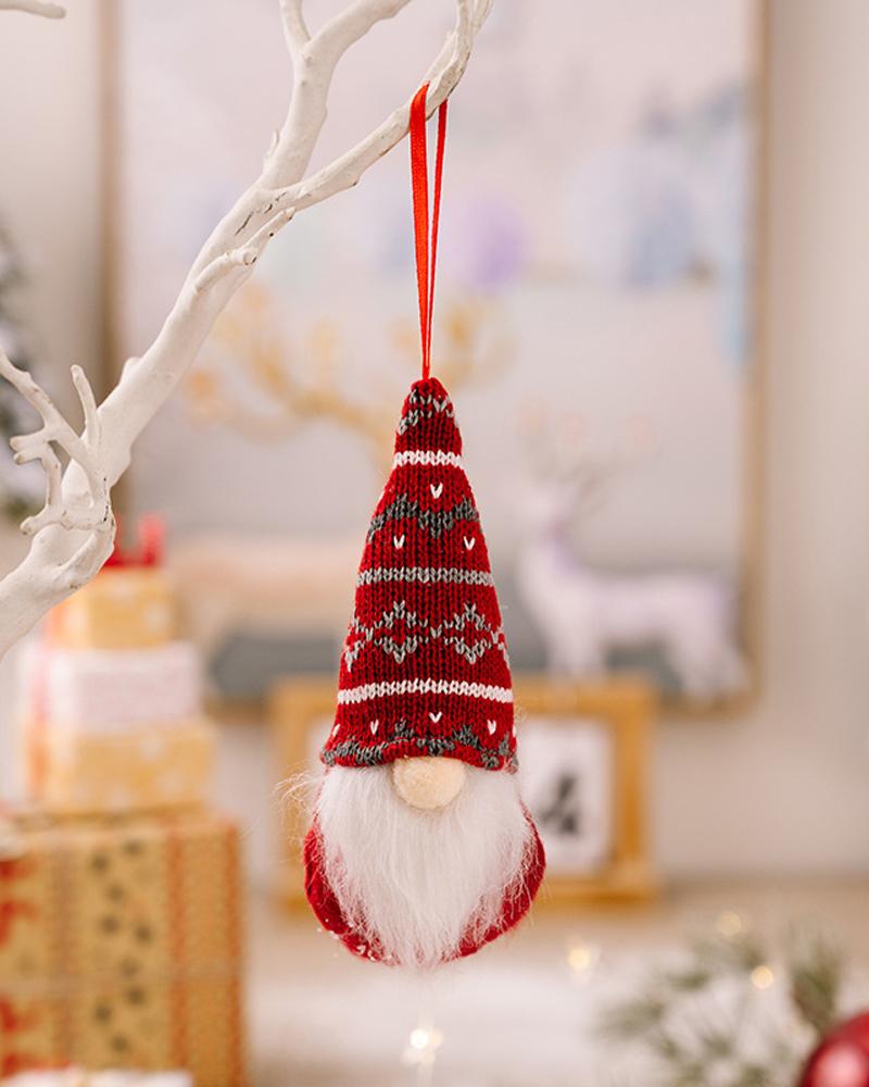 

1pc Christmas Gnome Doll Rudolph Faceless Doll Ornament Kids Toy Gift Party Props Christmas Tree Window Table Decoration, Style2