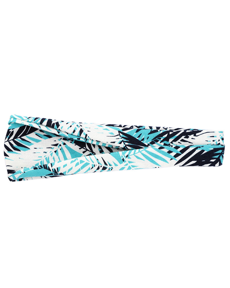 

1pc Bohemian Fashion Wide Headband Yoga Workout Head Wrap, Style4