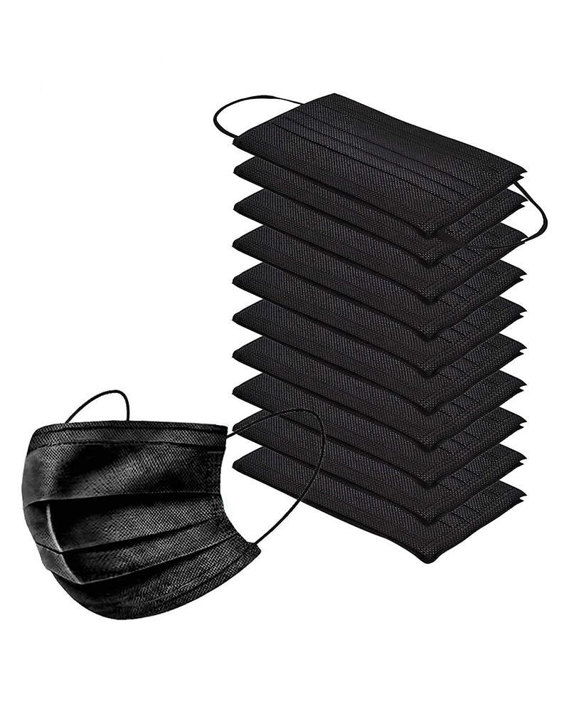 

10/20/ Outdoor Disposable Protective Mask, Black