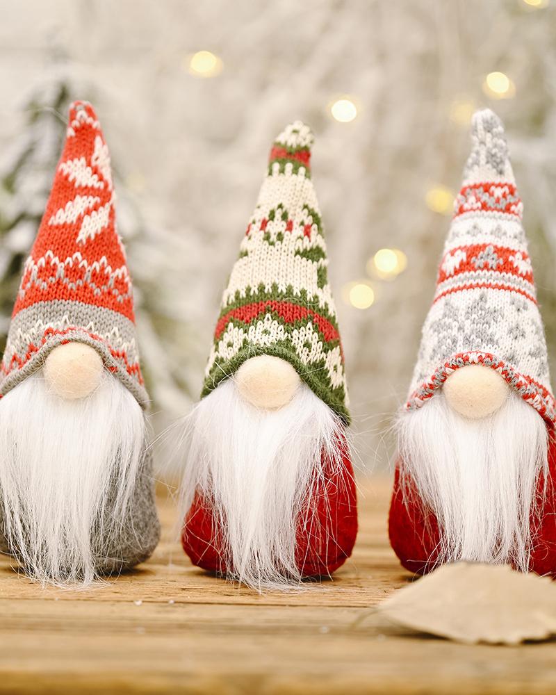 

Gnome Christmas Ornaments Plush Doll, Style1